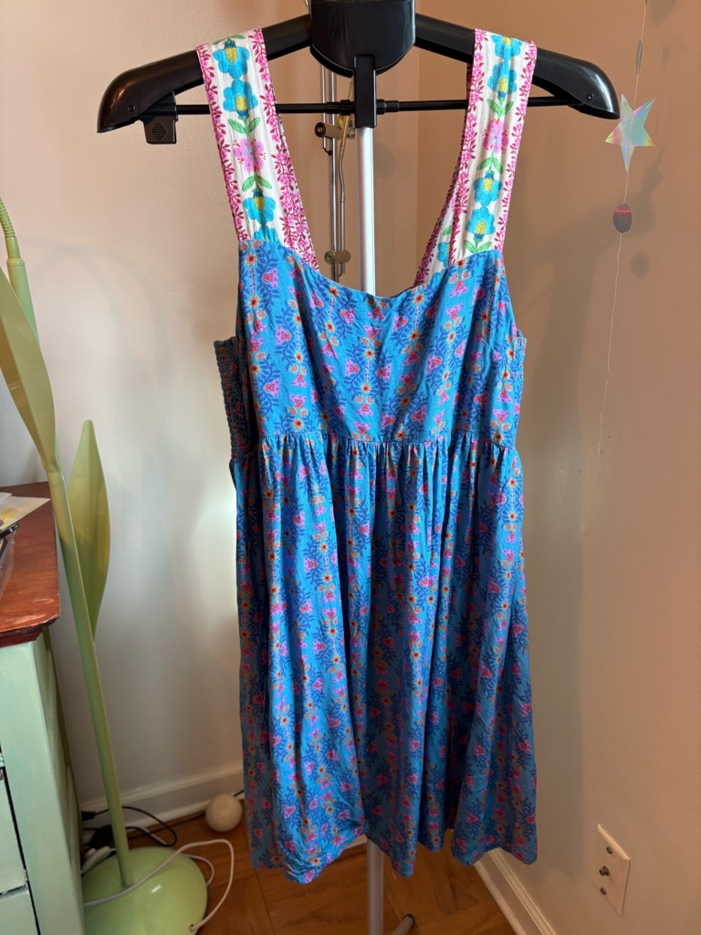 NATURAL LIFE Tricia Mini Dress Medallion Diamond Vines M Medium